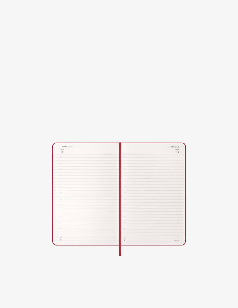 rinascente Moleskine Weekly diary Lg Hard 12M