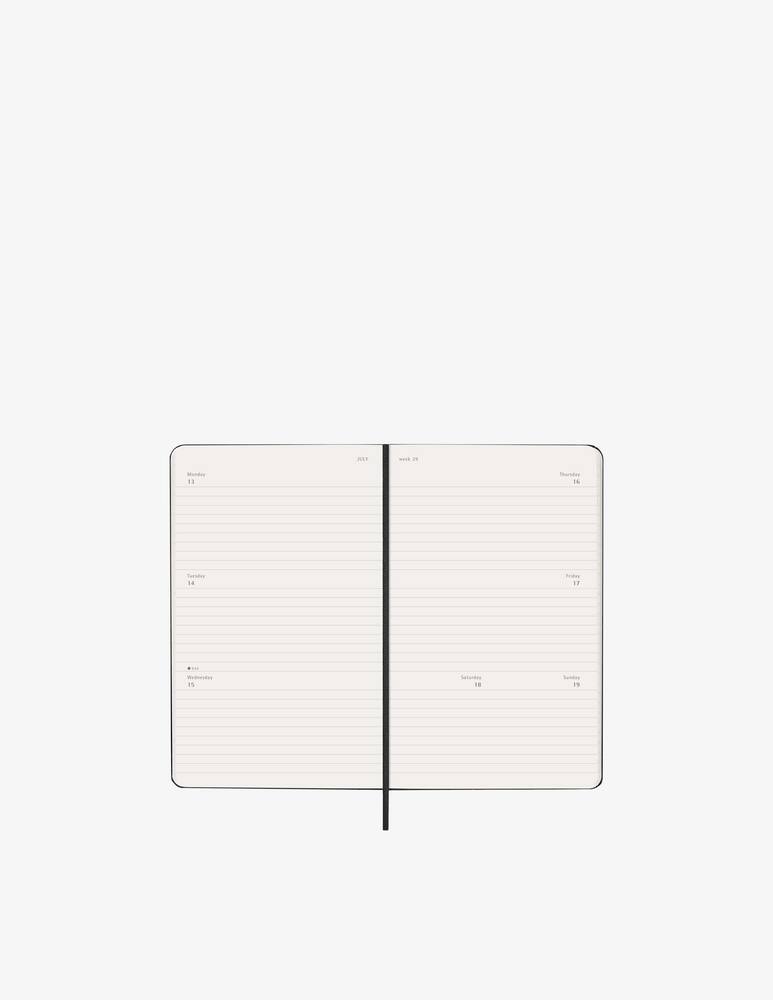 rinascente Moleskine Agenda Settimanale Orizzontale Lg Hard 12M