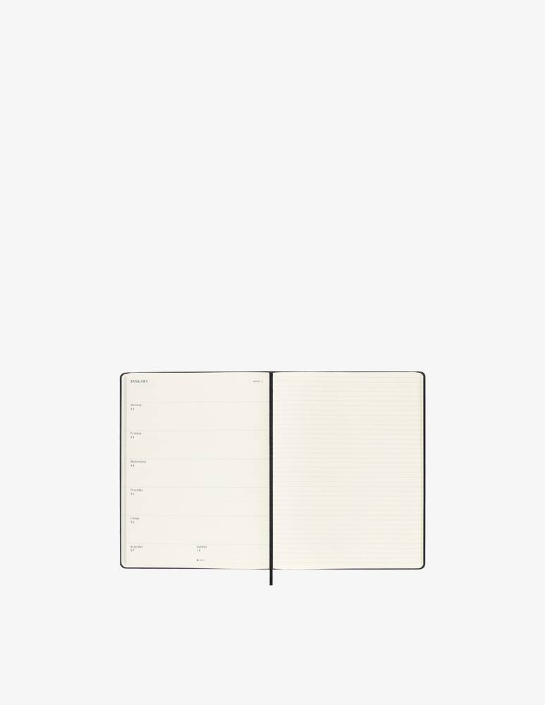 rinascente Moleskine Agenda Settimanale Xl Hard 18M