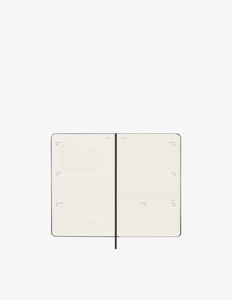 rinascente Moleskine Agenda Settimanale Orizzontale Lg Hard 18M