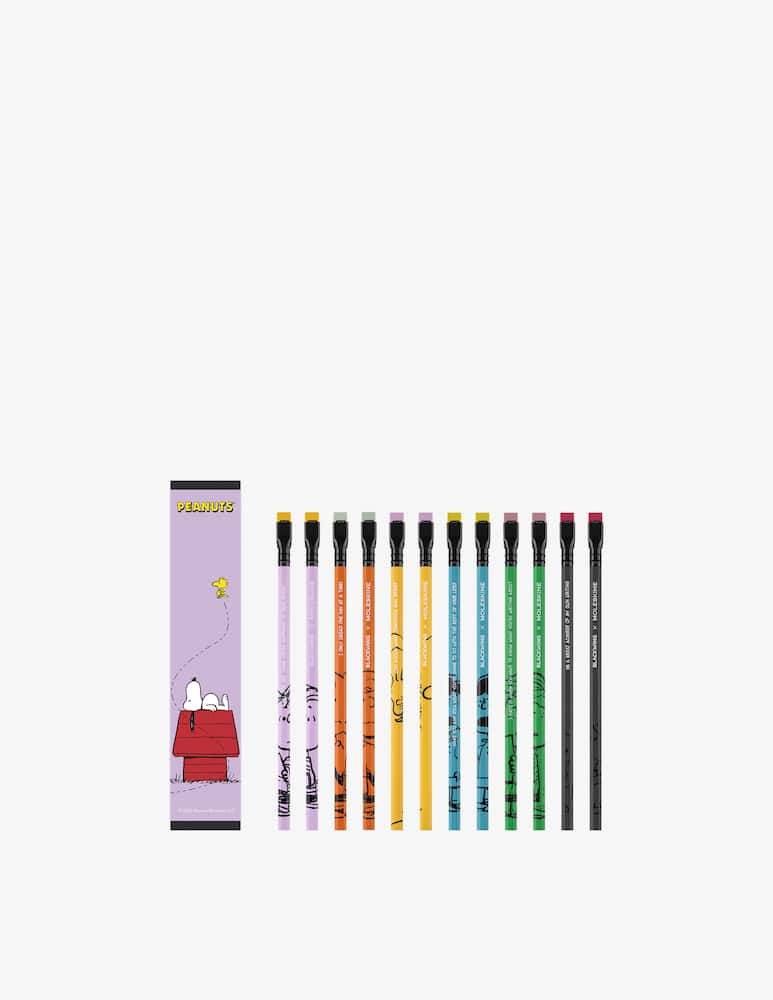 rinascente Moleskine Le Peanuts Blackwing Set 12 Soft Pencils