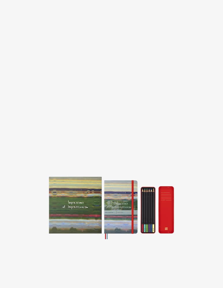 Moleskine Quaderno Set Impressionismo grande fogli bianchi + 6 matite - immagine 1 Moleskine Quaderno Set Impressionismo grande fogli bianchi + 6 matite - immagine 1