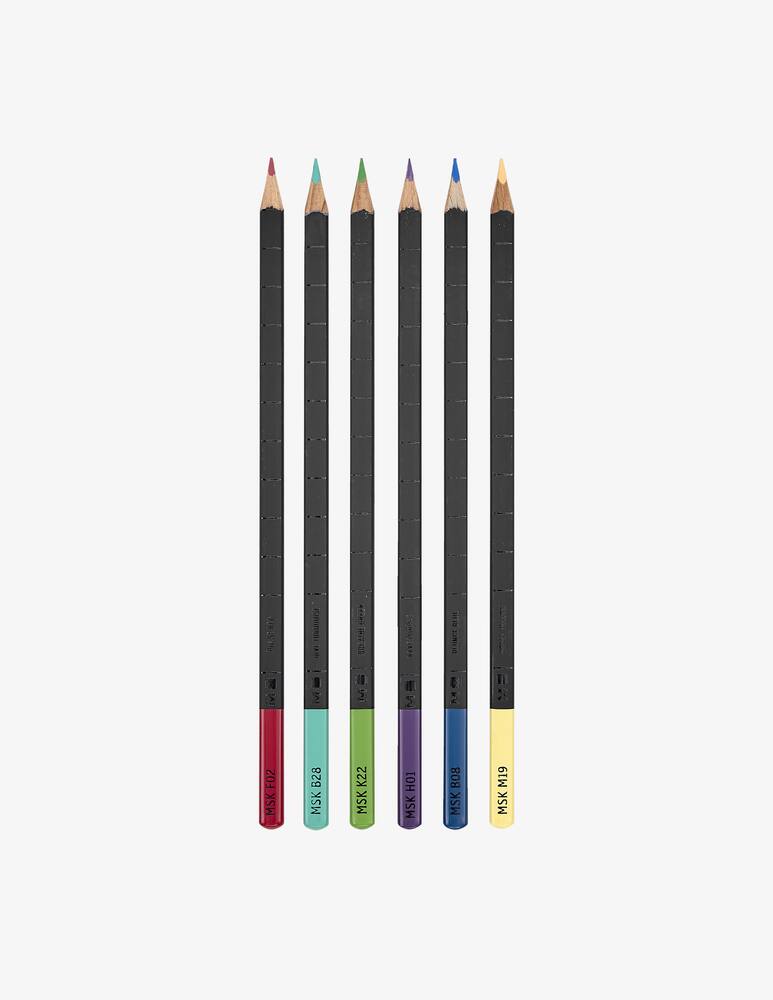 rinascente Moleskine Set Impressionismo Quaderno grande fogli bianchi + 6 matite