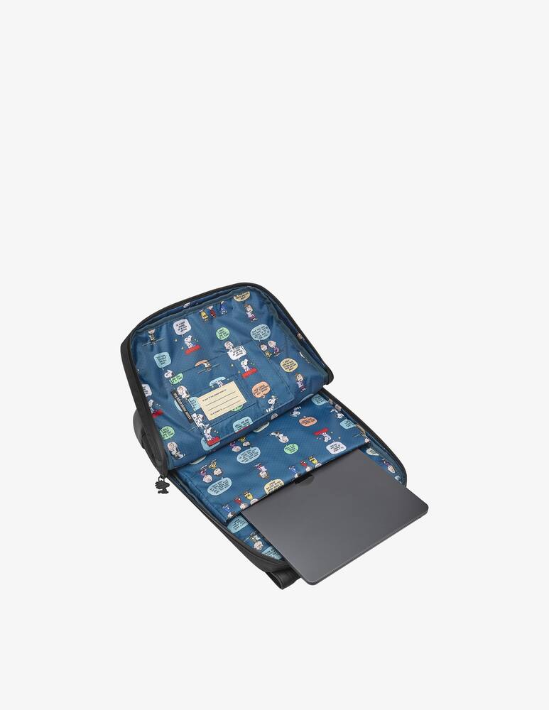 rinascente Moleskine Le Peanuts Metro Slim Zaino Nero