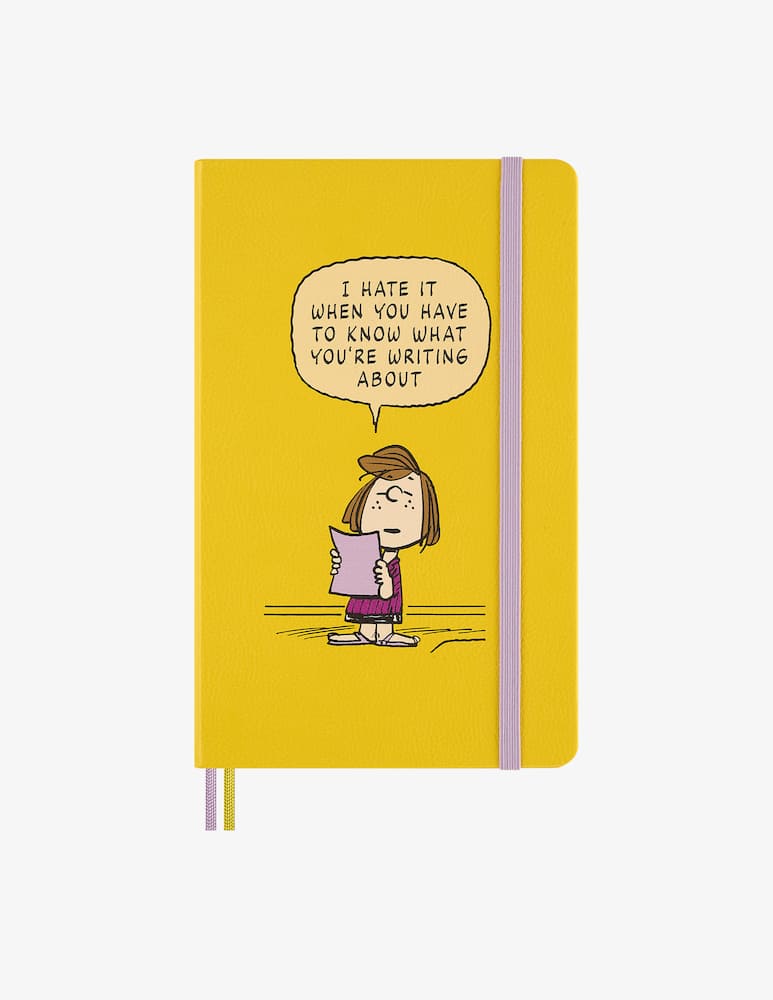 rinascente Moleskine Le Peanuts Patty Large Ruled Notebook