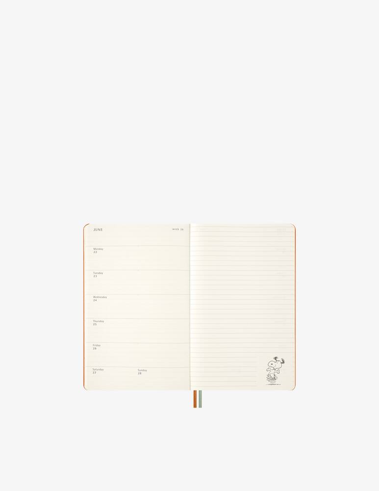 rinascente Moleskine Peanuts Agenda Settimanale L Snoopy Tomorrow 12M