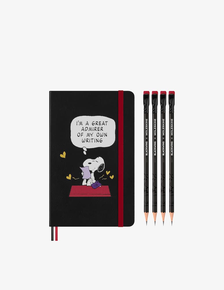 rinascente Moleskine Le Peanuts Taccuino In Edizione Limitata Con Set Di 4 Matite