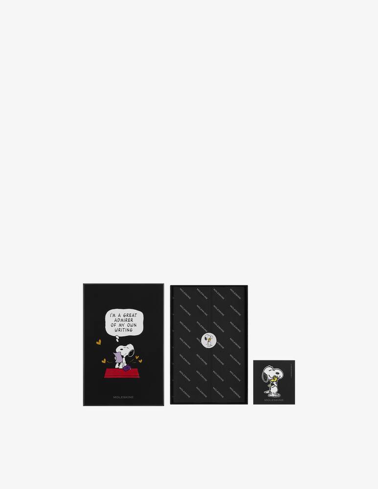 rinascente Moleskine Le Peanuts Snoopy Admirer Taccuino Large A Righe Con Scatola