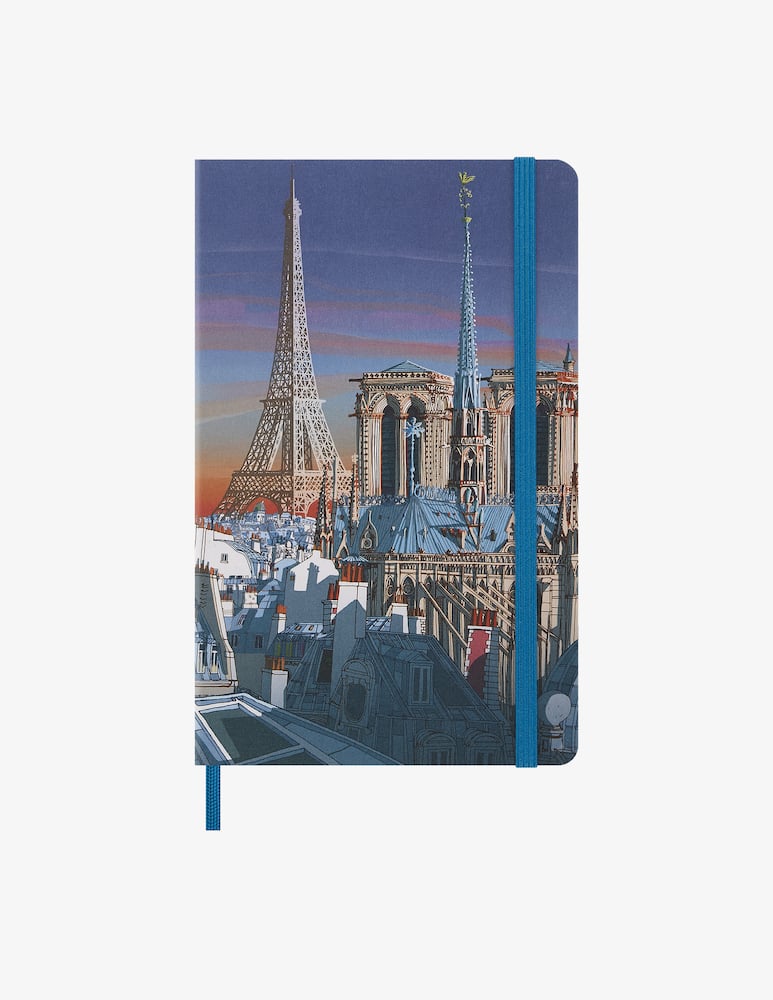 rinascente Moleskine Notebook limited edition large rules I am Paris