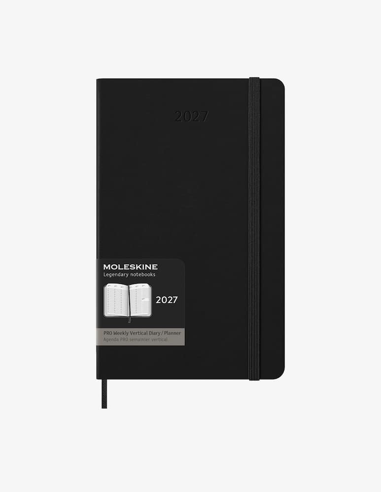 Moleskine Large vertical weekly Pro diary hardback cover 12 months - picture 1 Moleskine Large vertical weekly Pro diary hardback cover 12 months - picture 1