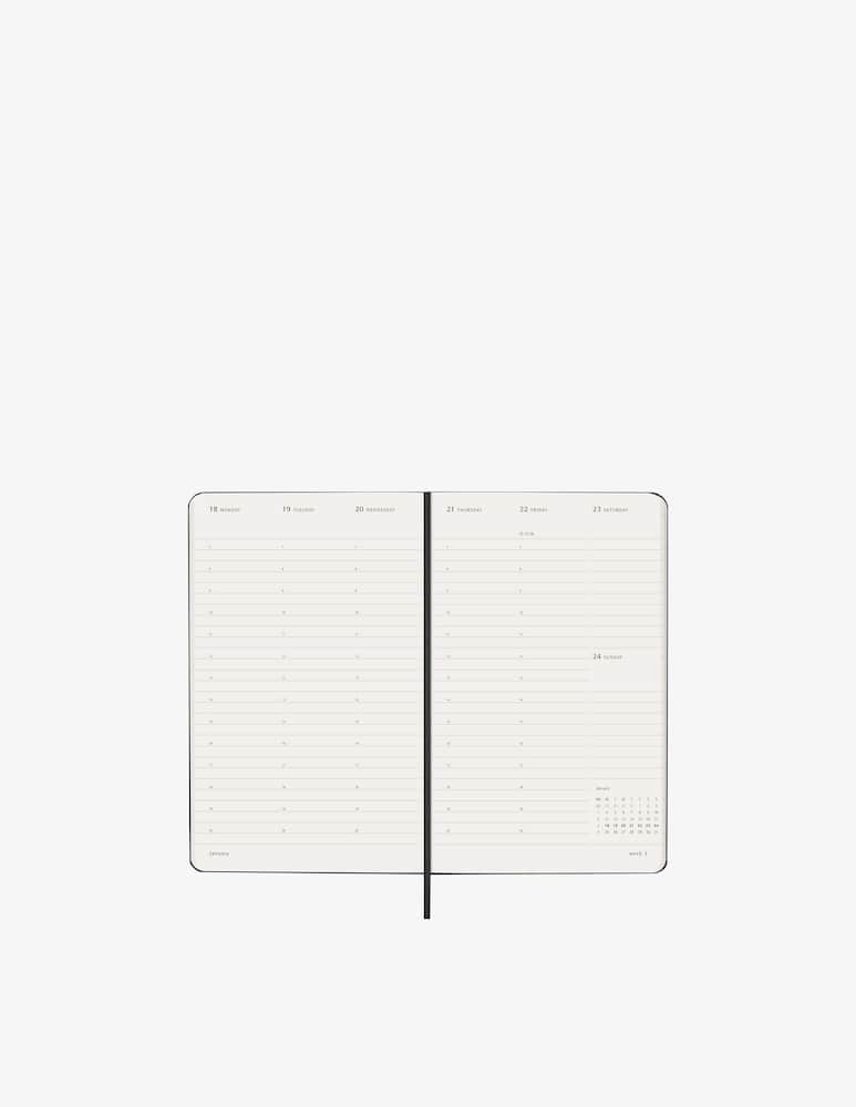 Moleskine Large vertical weekly Pro diary hardback cover 12 months - picture 2 Moleskine Large vertical weekly Pro diary hardback cover 12 months - picture 2