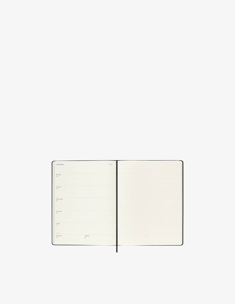 Moleskine Agenda Settimanale Xl Hard Cover 12M - immagine 2 Moleskine Agenda Settimanale Xl Hard Cover 12M - immagine 2