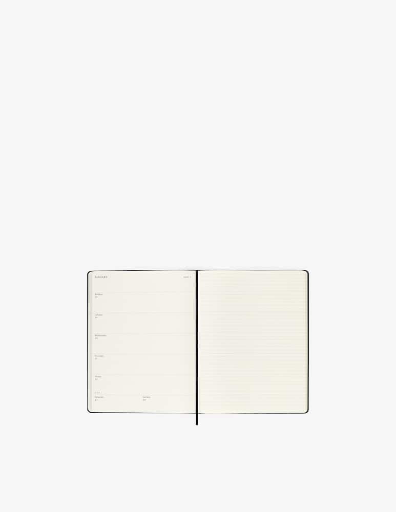 rinascente Moleskine XL Weekly Planner hardcover 12M