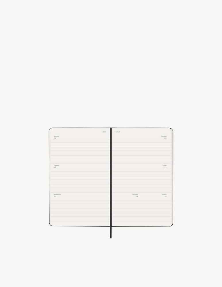 rinascente Moleskine Agenda Settimanale Orizzontale Large Hard Cover 12M