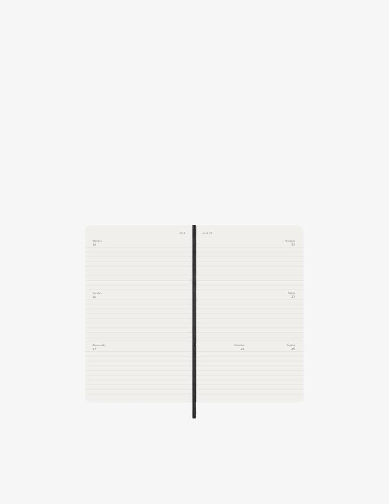 rinascente Moleskine Agenda Settimanale Orizzontale Large Soft Cover 12M