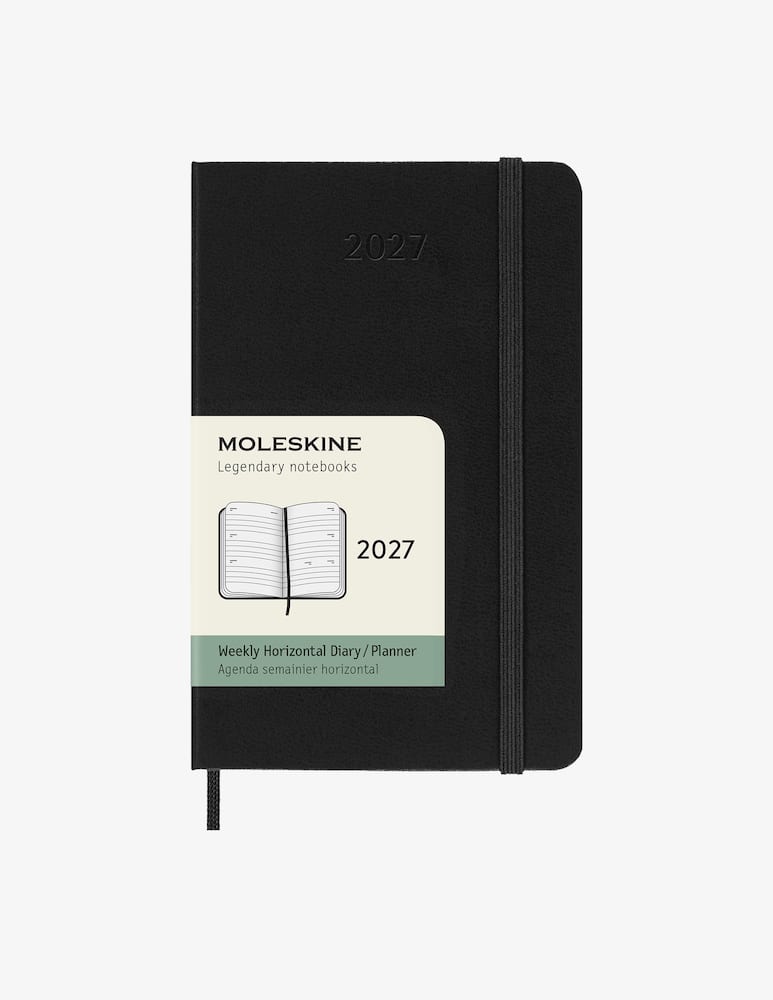 rinascente Moleskine Agenda Settimanale Orizzontale Pocket Hard Cover 12M