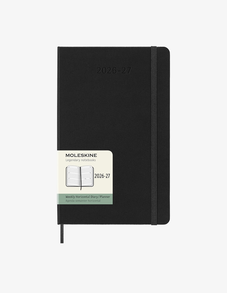 rinascente Moleskine Agenda Settimanale Orizzontale Large Hard Cover 18M