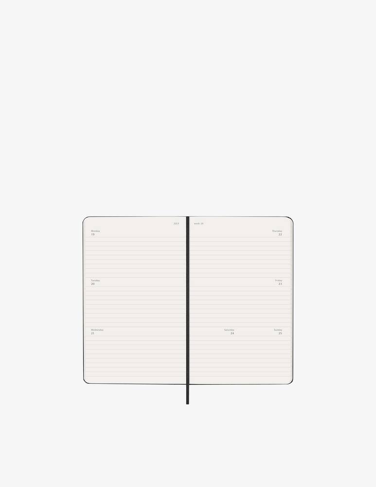 rinascente Moleskine Agenda Settimanale Orizzontale Large Hard Cover 18M