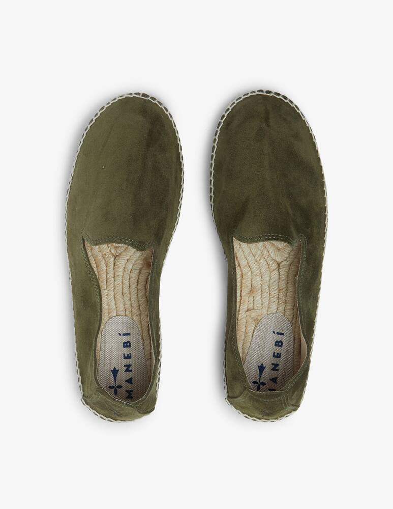 rinascente Manebì Organic suede flat espadrilles