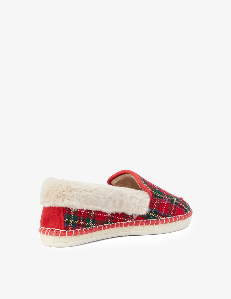 rinascente Manebì Loafer tartan fur - Red
