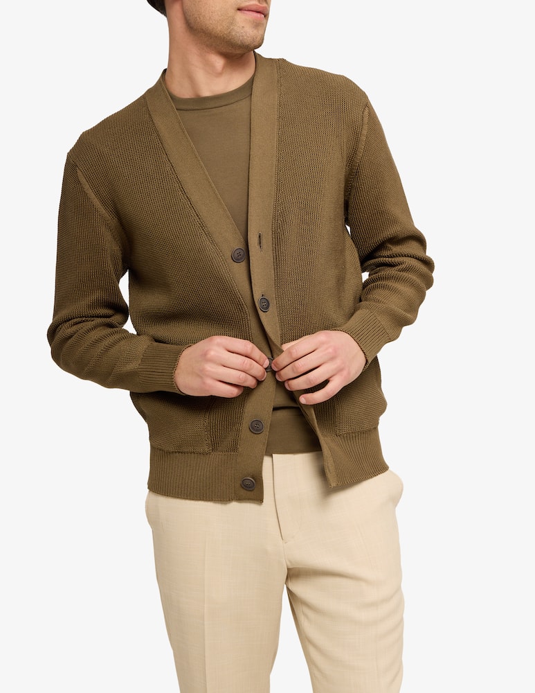 Cains Moore Cardigan tasche filo di Scozia - picture 2