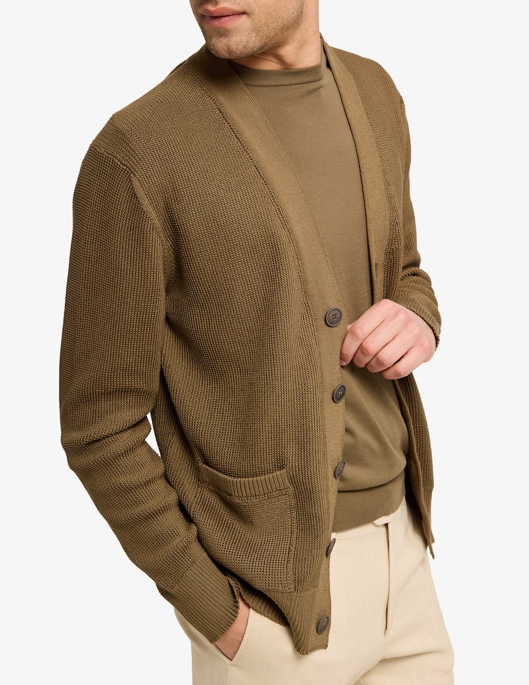 Cains Moore Cardigan tasche filo di Scozia - picture 4