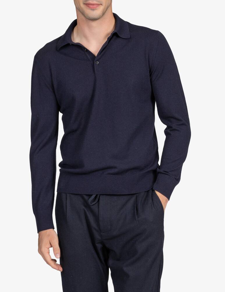 rinascente Cains Moore Polo knit long sleeve