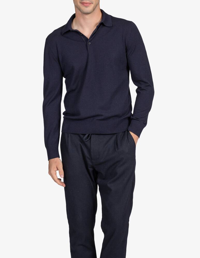 rinascente Cains Moore Polo knit long sleeve