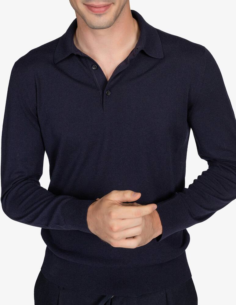 rinascente Cains Moore Polo knit long sleeve