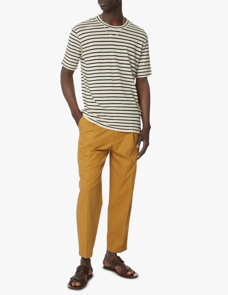 rinascente Paolo Pecora Striped slub mesh t-shirt - multi