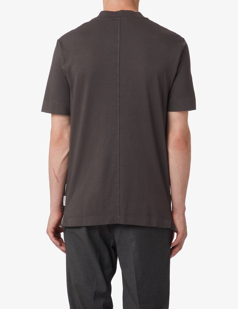 rinascente Paolo Pecora Maglietta manica corta basica taschino - marrone