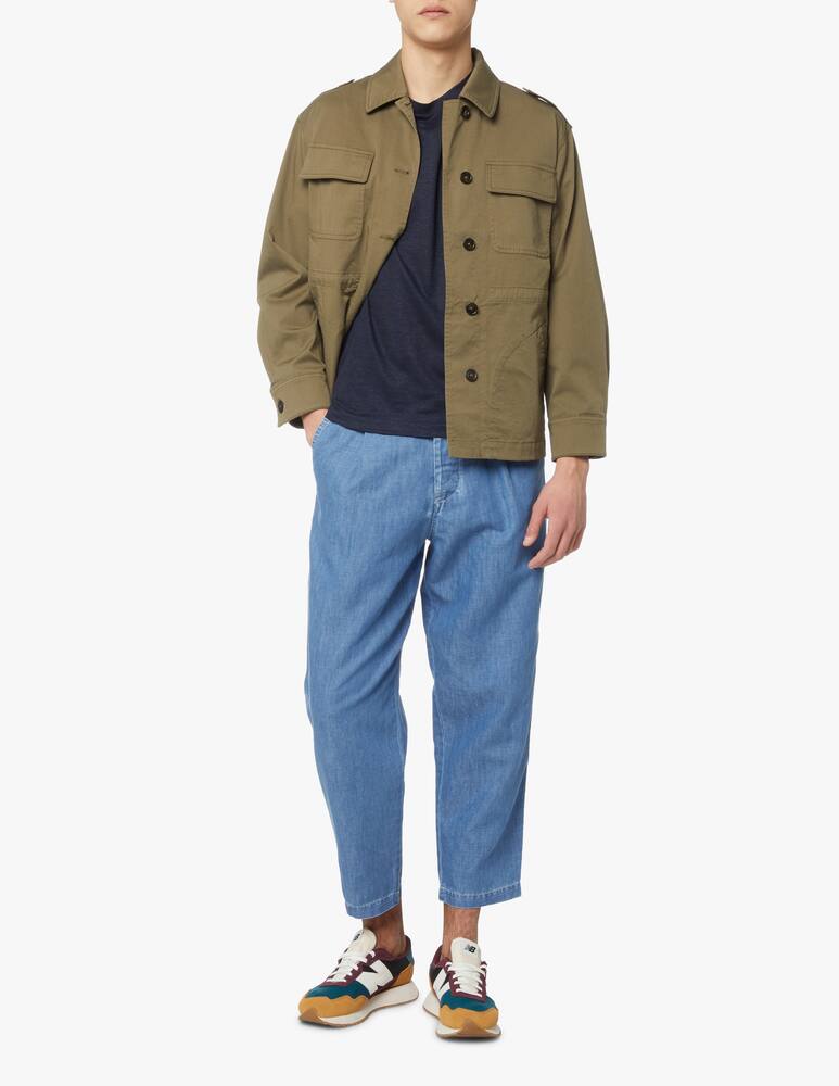 rinascente Paolo Pecora Maglietta manica corta fiammata - blu