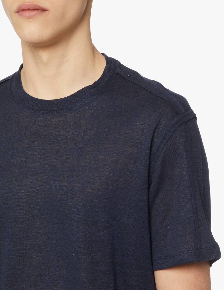 rinascente Paolo Pecora Maglietta manica corta fiammata - blu