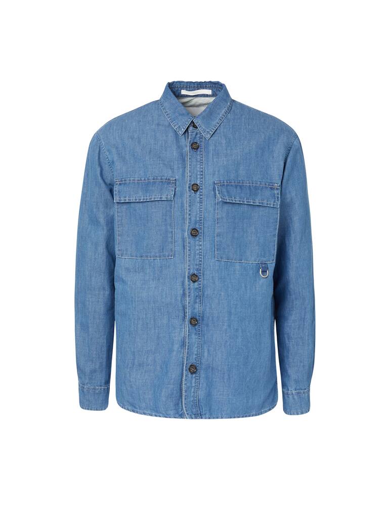 rinascente Paolo Pecora Denim overshirt - blue