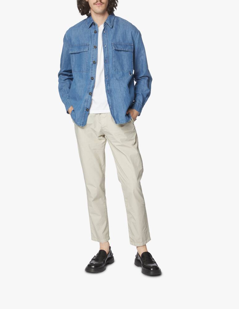 rinascente Paolo Pecora Denim overshirt - blue