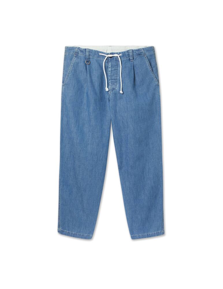 rinascente Paolo Pecora Coulisse denim pant - blue