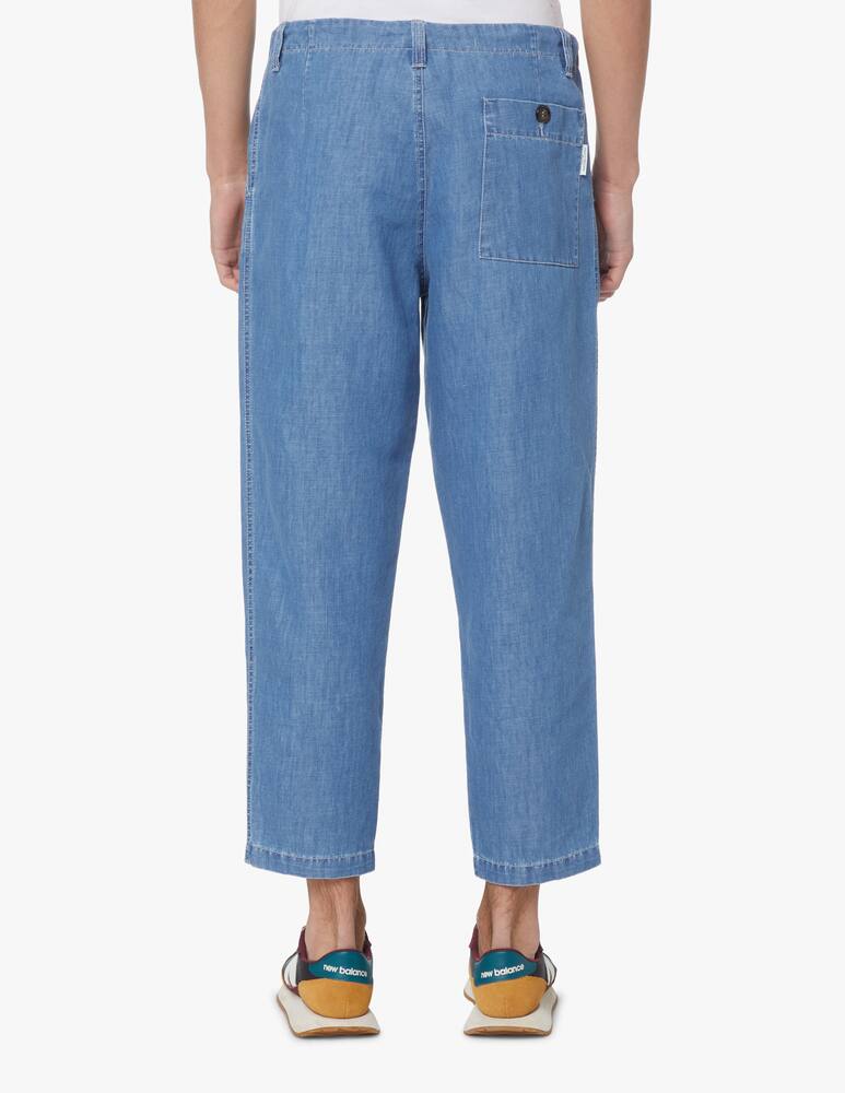 rinascente Paolo Pecora Coulisse denim pant - blue