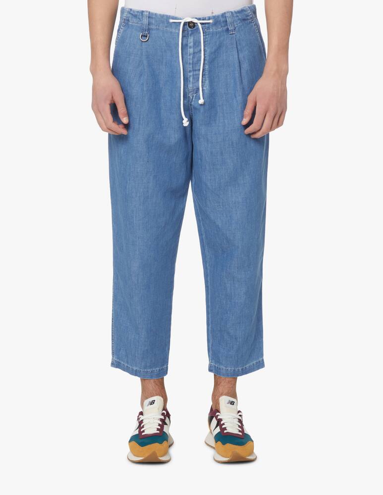 rinascente Paolo Pecora Coulisse denim pant - blue