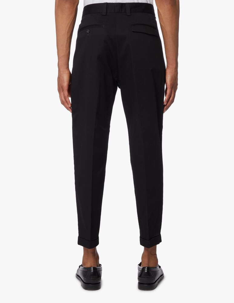 rinascente Paolo Pecora Pantalone chino gabardina - nero