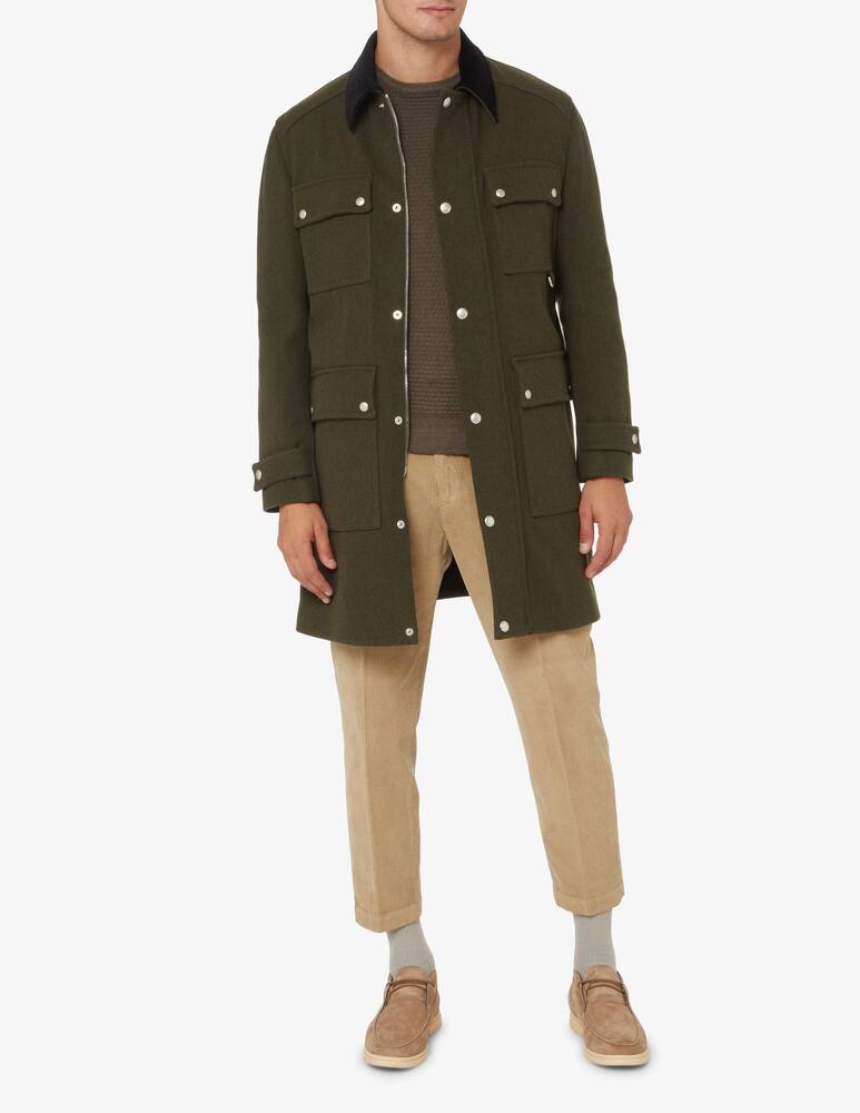 rinascente Paolo Pecora Hooded jacket - Green