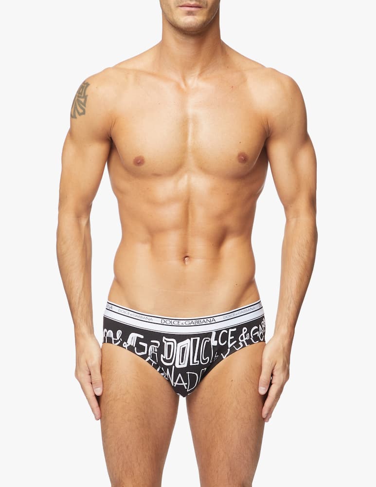 rinascente Dolce & Gabbana Slip graffiti