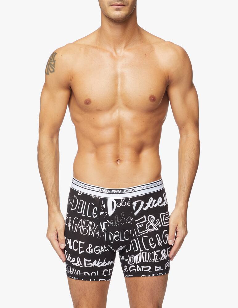 Dolce & Gabbana Long boxer graffiti - picture 2 Dolce & Gabbana Long boxer graffiti - picture 2