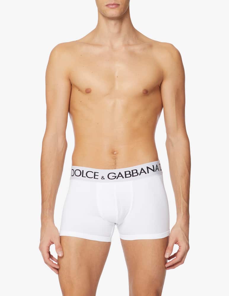 Dolce & Gabbana Boxer regular - Bianco - immagine 1 Dolce & Gabbana Boxer regular - Bianco - immagine 1