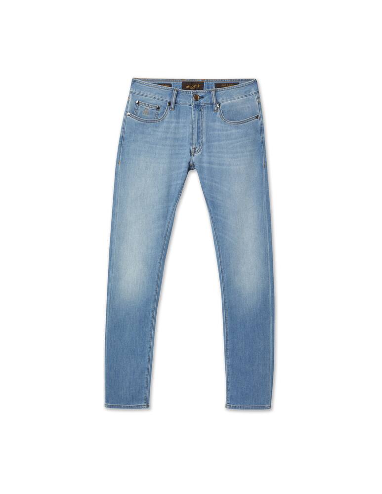 rinascente MooRER Jeans slim chiaro lavato - azzurro