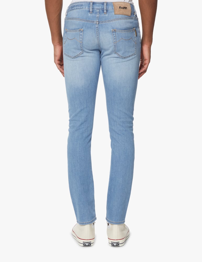 rinascente MooRER Jeans slim chiaro lavato - azzurro