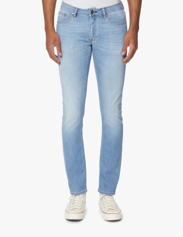 rinascente MooRER Jeans slim chiaro lavato - azzurro