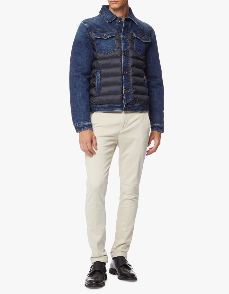 rinascente MooRER Padded denim mondor jacket