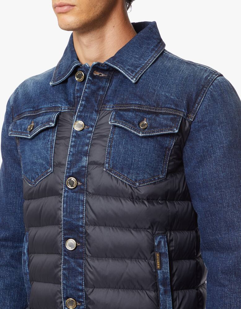 rinascente MooRER Padded denim mondor jacket