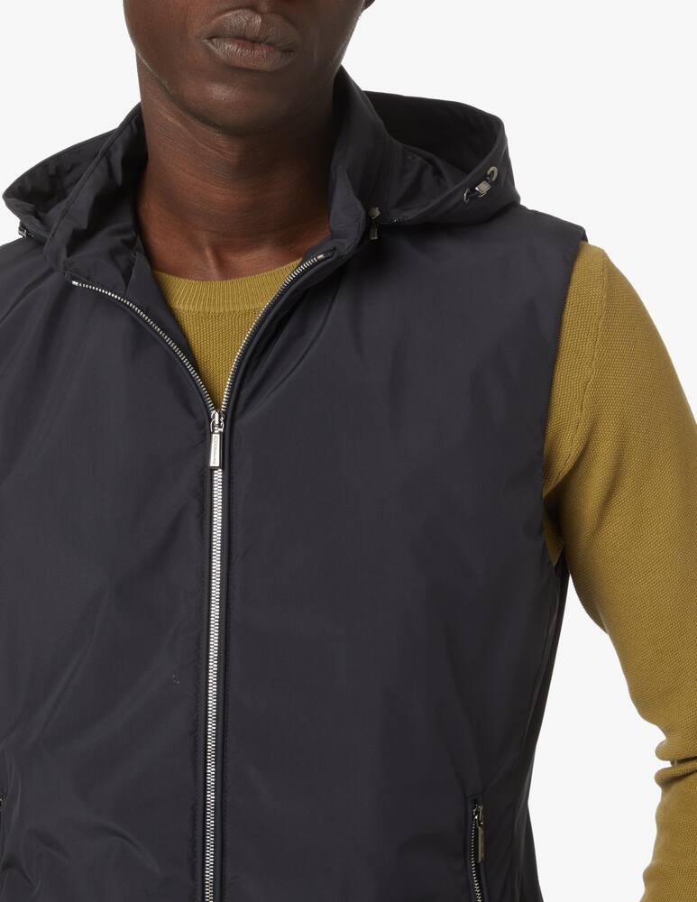 rinascente MooRER Gilet con cappuccio imbottito - blu