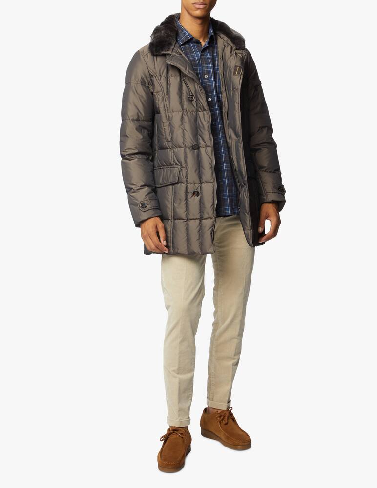 rinascente MooRER Giacca lunga morris imbottita doppio petto 